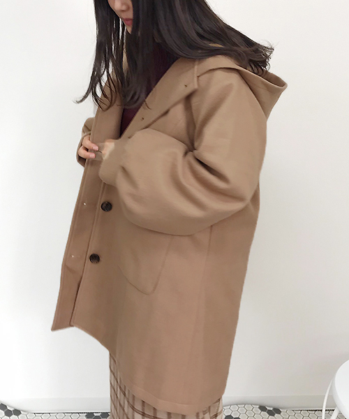 apres jour（アプレジュール）の「袖ボリュームフードコート【ZOZOTOWN限定アイテム】（ダッフルコート・レディース・ベージュ/その他/モカ/ピンクベージュ/ライトベージュ・フリー）」の22枚目の写真