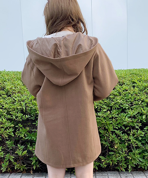 apres jour（アプレジュール）の「袖ボリュームフードコート【ZOZOTOWN限定アイテム】（ダッフルコート・レディース・ベージュ/その他/モカ/ピンクベージュ/ライトベージュ・フリー）」の7枚目の写真