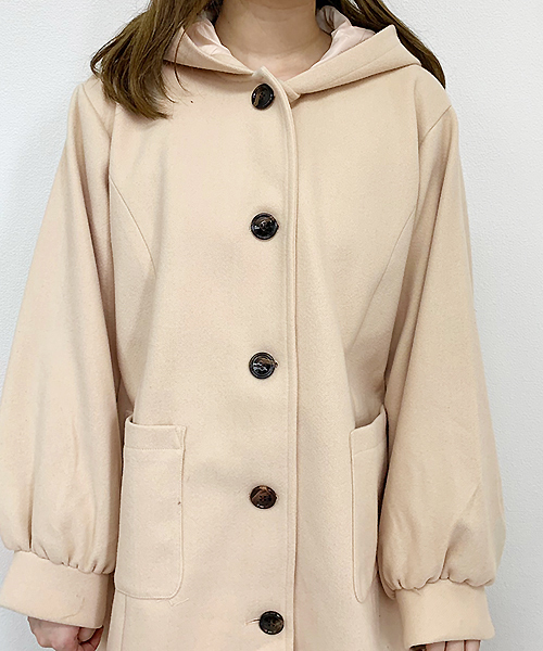 apres jour（アプレジュール）の「袖ボリュームフードコート【ZOZOTOWN限定アイテム】（ダッフルコート・レディース・ベージュ/その他/モカ/ピンクベージュ/ライトベージュ・フリー）」の13枚目の写真