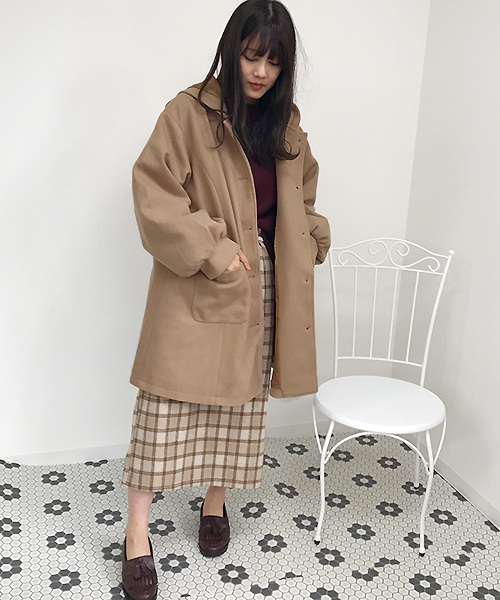 apres jour（アプレジュール）の「袖ボリュームフードコート【ZOZOTOWN限定アイテム】（ダッフルコート・レディース・ベージュ/その他/モカ/ピンクベージュ/ライトベージュ・フリー）」の18枚目の写真