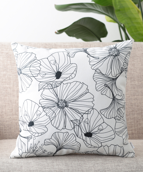 * botanical cushion ❀ * ボタニカル柄 クッション 自由に選べる4個セット】ボタニカル柄の木版染めクッション