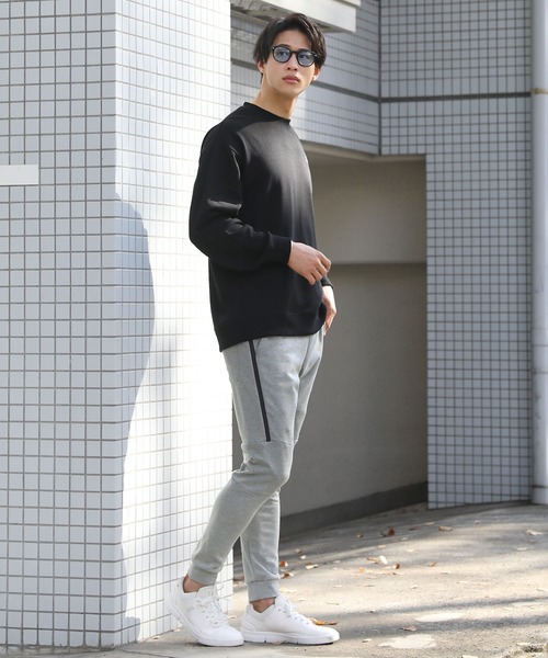 LIL VENDARS（リルヴェンダース）の「テックスウェットジョガーパンツ（スウェットパンツ・メンズ・ブラック/ネイビー/グレー/オリーブ/チャコール・S/XL/M/L）」の19枚目の写真