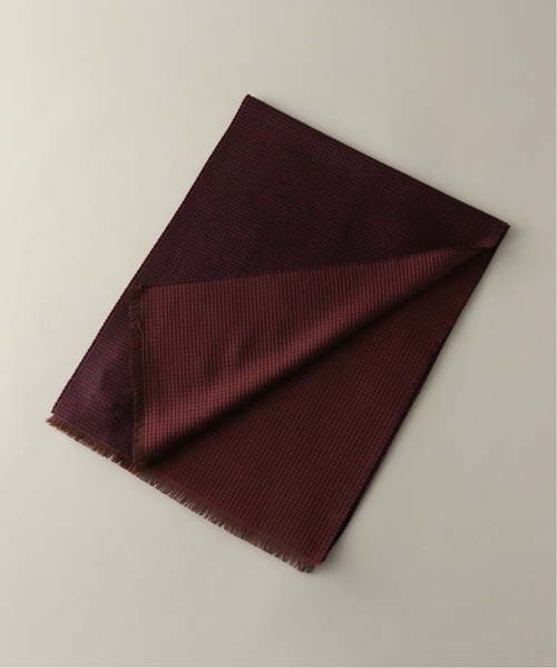 Cesare Gatti(チェザーレガッティ)の「【Cesare Gatti / チェザーレ ガッティ】ニットライクマフラー made in italy(マフラー・メンズ・ブラック/ブラウン/オレンジ・FREE)」の1枚目の写真