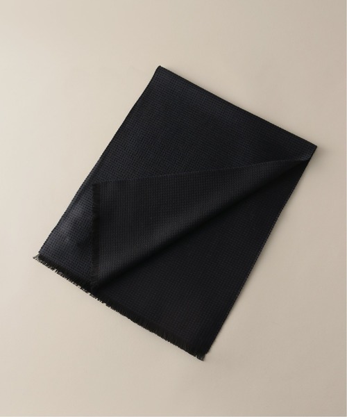 Cesare Gatti(チェザーレガッティ)の「【Cesare Gatti / チェザーレ ガッティ】ニットライクマフラー made in italy(マフラー・メンズ・ブラック/ブラウン/オレンジ・FREE)」の2枚目の写真