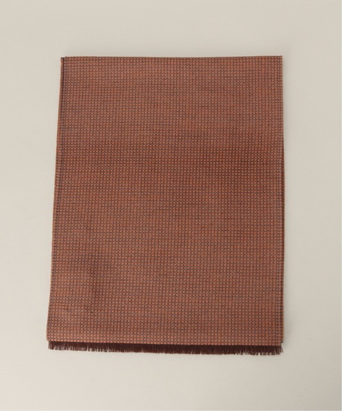 Cesare Gatti(チェザーレガッティ)の「【Cesare Gatti / チェザーレ ガッティ】ニットライクマフラー made in italy(マフラー・メンズ・ブラック/ブラウン/オレンジ・FREE)」の5枚目の写真