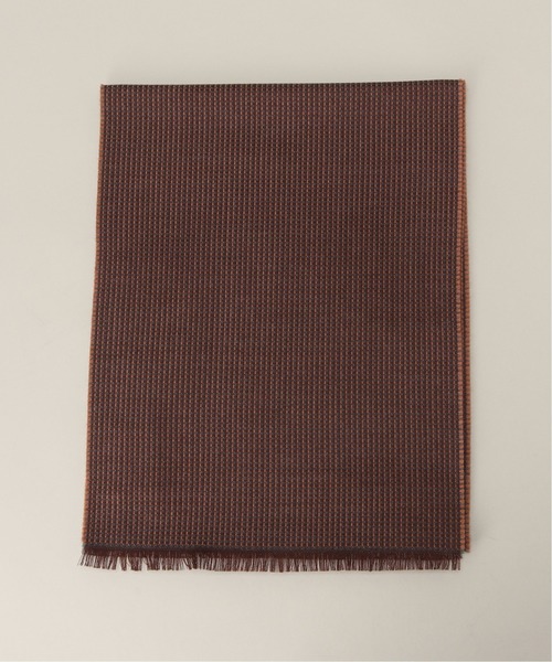 Cesare Gatti(チェザーレガッティ)の「【Cesare Gatti / チェザーレ ガッティ】ニットライクマフラー made in italy(マフラー・メンズ・ブラック/ブラウン/オレンジ・FREE)」の8枚目の写真