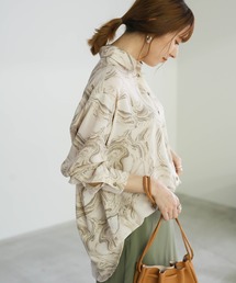select MOCA | 2020 S/S マーブルシアーシャツブラウス/レギュラーカラービックシルエットシャツ(シャツ/ブラウス)