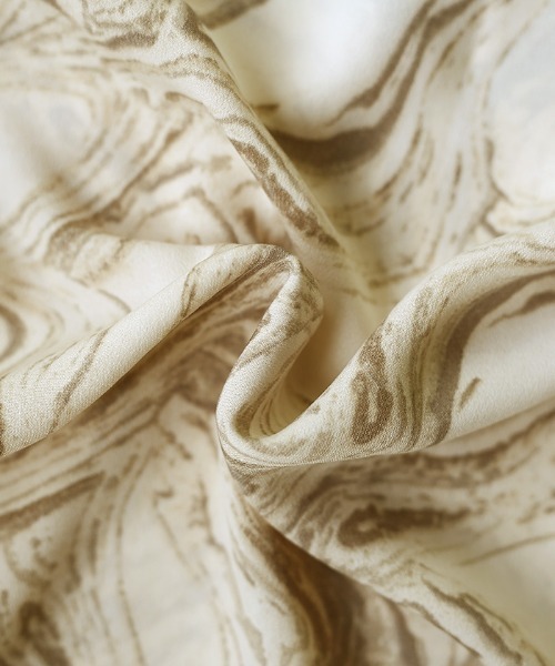 select MOCA（セレクトモカ）の「マーブルシアーシャツブラウス（シャツ/ブラウス・レディース・ベージュ/ピンク/ライトカーキ・FREE）」の18枚目の写真