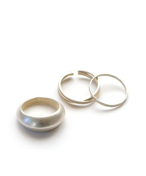 colleca la(コレカラ)の「ボリュームセットリング(リング・レディース・シルバー/ゴールド・フリ-)」の5枚目の写真