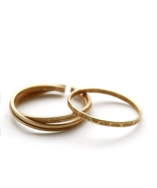 colleca la(コレカラ)の「ボリュームセットリング(リング・レディース・シルバー/ゴールド・フリ-)」の8枚目の写真