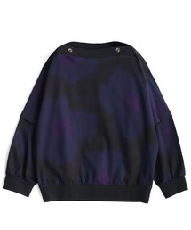 SHAREEF | DOUBLE JQ BOAT NECK L/S T(Tシャツ/カットソー)