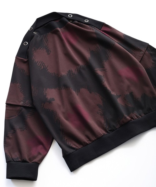 SHAREEF(シャリーフ)の「DOUBLE JQ BOAT NECK L/S T(Tシャツ/カットソー・メンズ・ネイビー/ブラウン/モカ・2/3/1)」の5枚目の写真