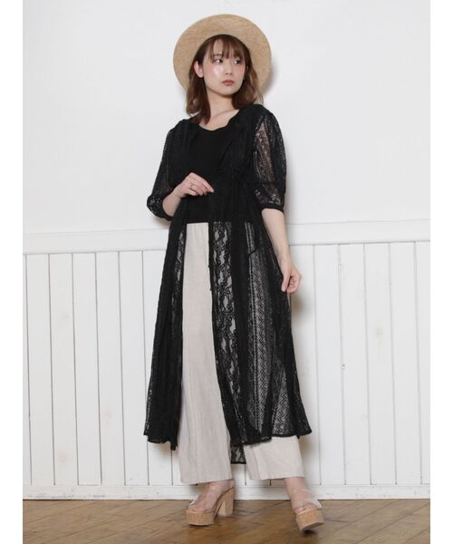 dazzlin（ダズリン）の「リラックスロングパンツ（その他パンツ・レディース・レッド/アイボリー/グリーン系その他・FREE）」の14枚目の写真