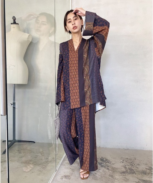 Ameri（アメリ）の「NADIA STRIPE BLOUSE（シャツ/ブラウス）」 - WEAR