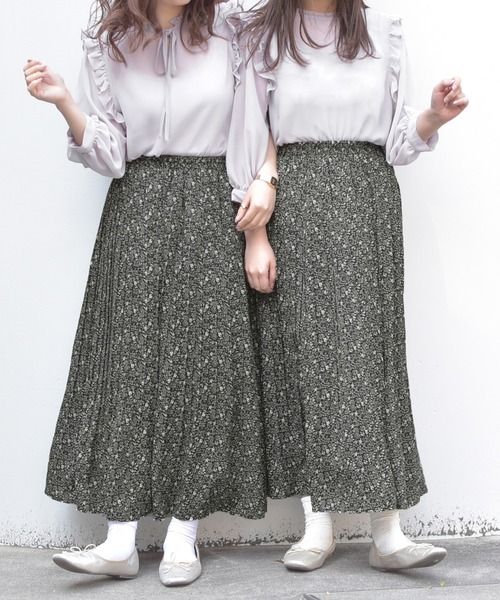 PairPair（ペアペア）の「2WAYフリルブラウス（シャツ/ブラウス・レディース・オフホワイト/ライトグリーン/ラベンダー・FREE）」の6枚目の写真