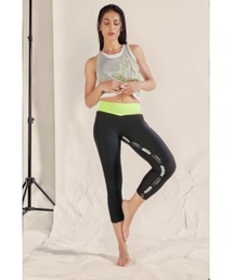 DIMENSIONE danza（ディメンシオーネ ダンツァ）の「ウエスト切替ロゴレギンス（レギンス/スパッツ）」