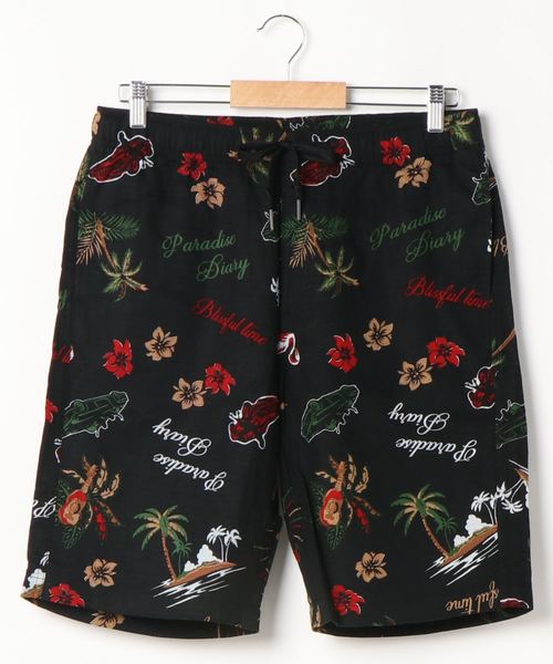 STYLEBLOCK（スタイルブロック）の「コットンプリントショートパンツ（その他パンツ・メンズ・ピンク系その他/ブラック系その他/レッド系その他/ブラック系その他2/ベージュ系その他/グリーン系その他/グリーン系その他2/ネイビー・LL/L/M）」の3枚目の写真