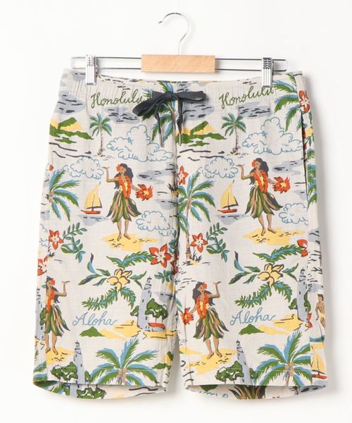 STYLEBLOCK（スタイルブロック）の「コットンプリントショートパンツ（その他パンツ・メンズ・ピンク系その他/ブラック系その他/レッド系その他/ブラック系その他2/ベージュ系その他/グリーン系その他/グリーン系その他2/ネイビー・LL/L/M）」の6枚目の写真