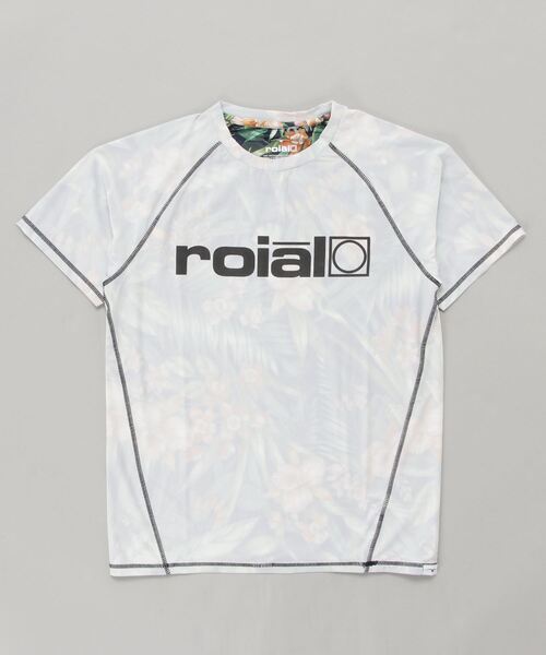 R001mrg01 Roial ロイアル 胸ブランドロゴプリント 速乾 Uv Roial ロイヤル のファッション Roial ロイヤル のラッシュガード R001mrg01 速乾 半袖ラッシュガードマリンスポーツ ラッシュガード 紫外線対策