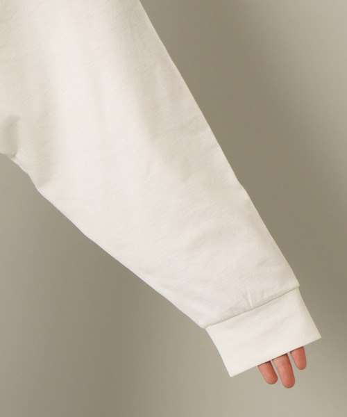notch.(ノッチ)の「フォトプリントビッグルーズロンT(Tシャツ/カットソー・レディース・チャコールグレー/オフホワイト/ダークパープル・M)」の9枚目の写真