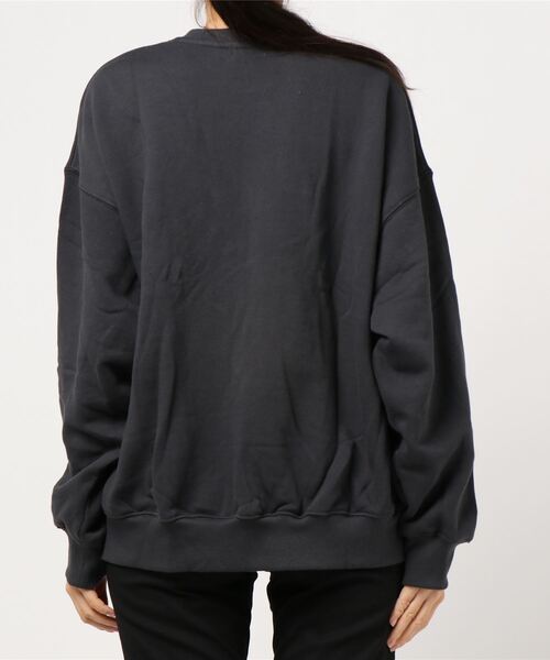 LOWRYS FARM（ローリーズファーム）の「ウラケサイドＺＩＰプルオーバーＬＳ　919406（スウェット・レディース・チャコールグレー/カーキ/アイボリー・FREE）」の4枚目の写真