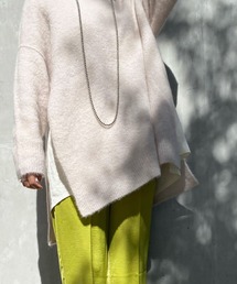 DouDou | サイドスリットアルパカプルオーバー(ニット/セーター)