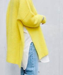 DouDou | サイドスリットアルパカプルオーバー(ニット/セーター)