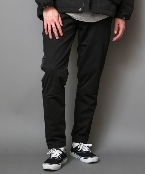 OUTDOOR PRODUCTS（アウトドアプロダクツ）の「【OUTDOOR PRODUCTS】防風裏フリース　ストレッチジョガーパンツ　サイドライン入り　テーパードシルエット（スウェットパンツ・メンズ・チャコールグレー/ブラック/グレー/スミクロ・SMALL/MEDIUM/LARGE/X-LARGE）」の2枚目の写真