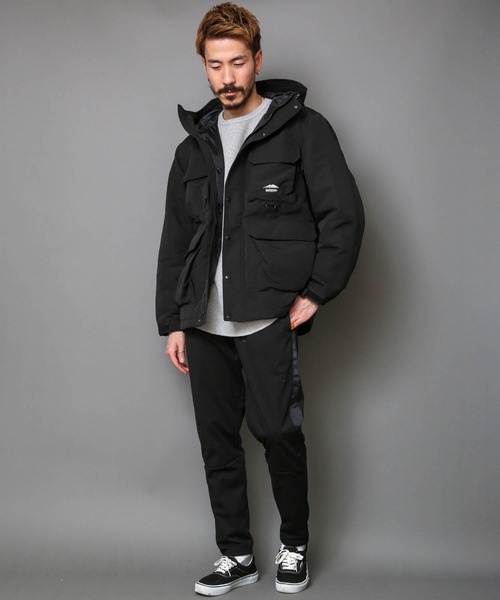 OUTDOOR PRODUCTS（アウトドアプロダクツ）の「【OUTDOOR PRODUCTS】防風裏フリース　ストレッチジョガーパンツ　サイドライン入り　テーパードシルエット（スウェットパンツ・メンズ・チャコールグレー/ブラック/グレー/スミクロ・SMALL/MEDIUM/LARGE/X-LARGE）」の5枚目の写真