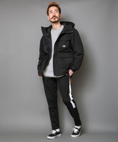 OUTDOOR PRODUCTS（アウトドアプロダクツ）の「【OUTDOOR PRODUCTS】防風裏フリース　ストレッチジョガーパンツ　サイドライン入り　テーパードシルエット（スウェットパンツ・メンズ・チャコールグレー/ブラック/グレー/スミクロ・SMALL/MEDIUM/LARGE/X-LARGE）」の10枚目の写真