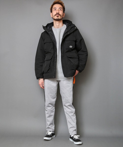 OUTDOOR PRODUCTS（アウトドアプロダクツ）の「【OUTDOOR PRODUCTS】防風裏フリース　ストレッチジョガーパンツ　サイドライン入り　テーパードシルエット（スウェットパンツ・メンズ・チャコールグレー/ブラック/グレー/スミクロ・SMALL/MEDIUM/LARGE/X-LARGE）」の17枚目の写真
