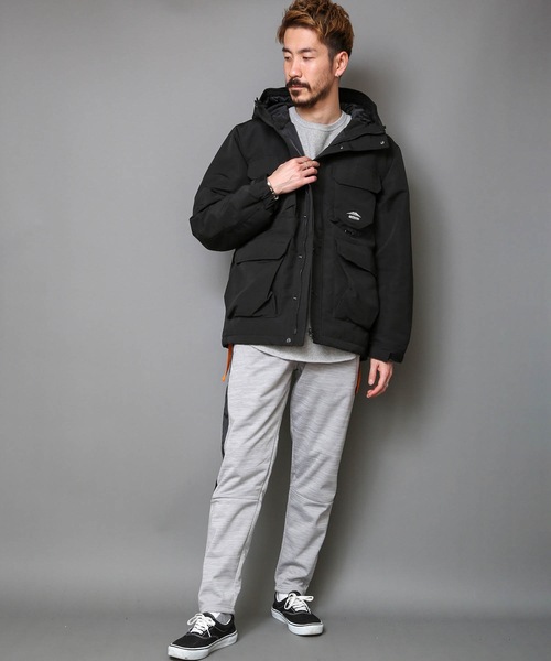 OUTDOOR PRODUCTS（アウトドアプロダクツ）の「【OUTDOOR PRODUCTS】防風裏フリース　ストレッチジョガーパンツ　サイドライン入り　テーパードシルエット（スウェットパンツ・メンズ・チャコールグレー/ブラック/グレー/スミクロ・SMALL/MEDIUM/LARGE/X-LARGE）」の18枚目の写真