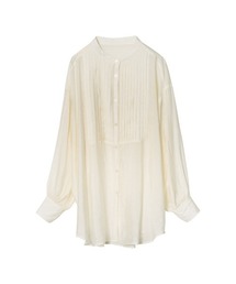 Re:EDIT | [2021S/S PRE ORDER]ピンタックシアーブラウス(シャツ/ブラウス)