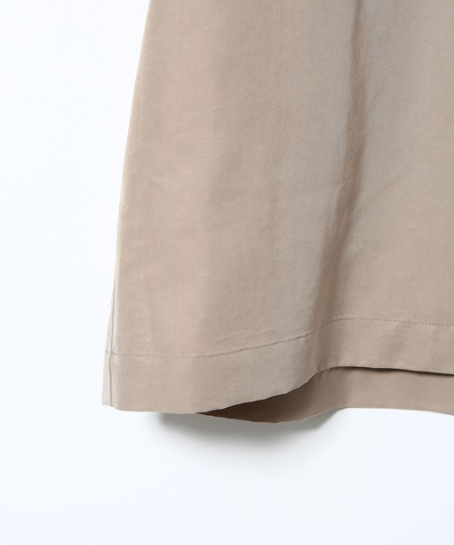 ADAM ET ROPE'（アダムエロペ）の「レーヨンスエード ルーズシルエット カラーレスブルゾン（ブルゾン・メンズ・ブラック/ベージュ・M/L）」の8枚目の写真