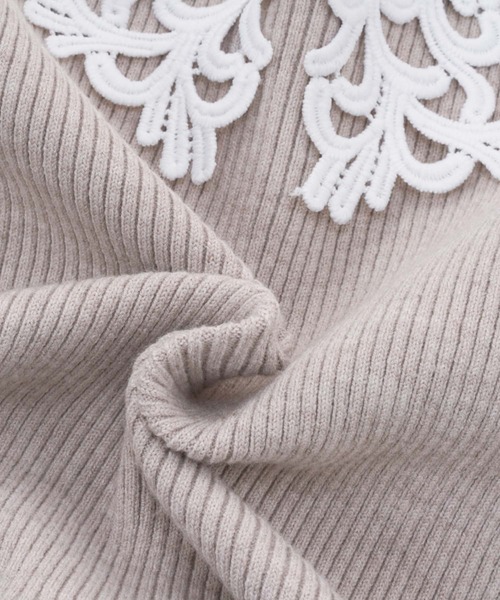 ニットワンピース レーヴ Le プリーツ Reve Reve Vaniller ワンピース Reve ジャガード ヴァニレ のファッション レーヴ プリーツ Vaniller ル Le