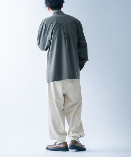 epnok（エプノック）の「ストレッチツイルワイドパンツ(SET UP)（その他パンツ・メンズ・グレイッシュベージュ/ブラック/ブルー・LARGE/MEDIUM）」の11枚目の写真