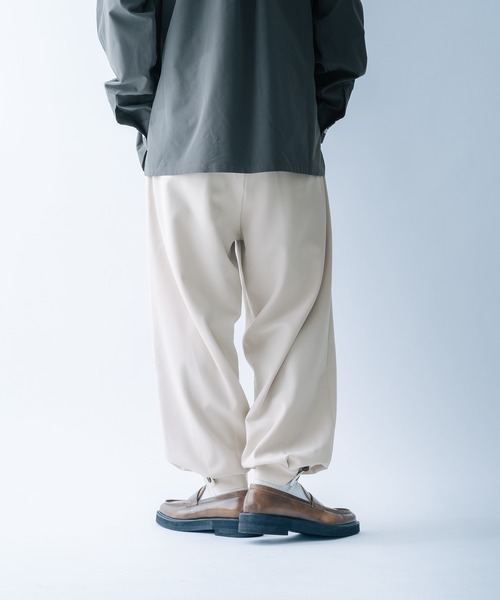 epnok（エプノック）の「ストレッチツイルワイドパンツ(SET UP)（その他パンツ・メンズ・グレイッシュベージュ/ブラック/ブルー・LARGE/MEDIUM）」の7枚目の写真
