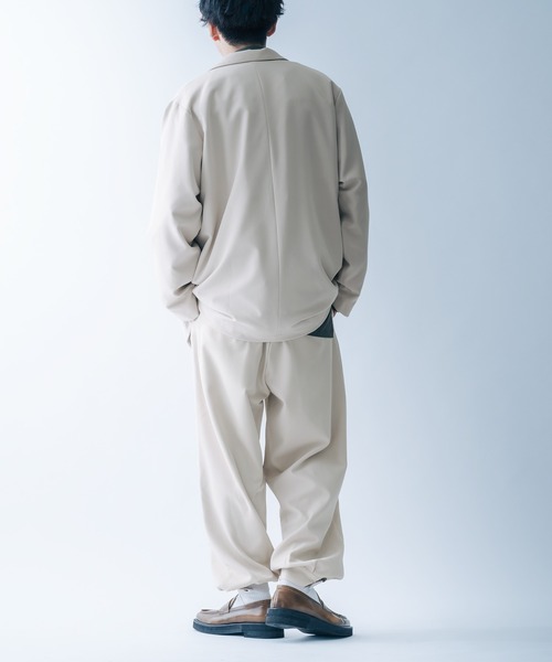 epnok（エプノック）の「ストレッチツイルワイドパンツ(SET UP)（その他パンツ・メンズ・グレイッシュベージュ/ブラック/ブルー・LARGE/MEDIUM）」の14枚目の写真