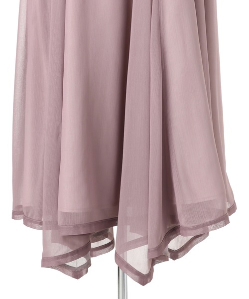 Mystrada プリーツメロードッキングワンピース　ピンク Mystrada プリーツメロードッキングワンピース ピンク プリーツメロー