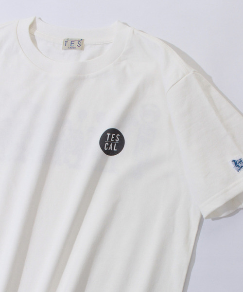 The Endless Summer（エンドレスサマー）の「TES TRAVEL TEE（Tシャツ/カットソー・メンズ・ベージュ/ホワイト/ピンク系その他4・LARGE/SMALL/X-LARGE/MEDIUM）」の5枚目の写真