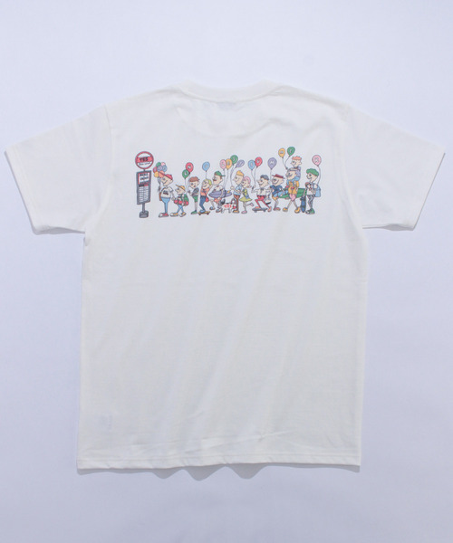 The Endless Summer（エンドレスサマー）の「TES TRAVEL TEE（Tシャツ/カットソー・メンズ・ベージュ/ホワイト/ピンク系その他4・LARGE/SMALL/X-LARGE/MEDIUM）」の8枚目の写真
