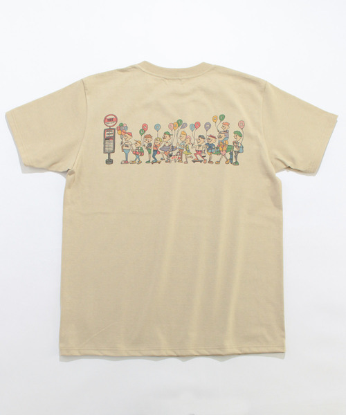 The Endless Summer（エンドレスサマー）の「TES TRAVEL TEE（Tシャツ/カットソー・メンズ・ベージュ/ホワイト/ピンク系その他4・LARGE/SMALL/X-LARGE/MEDIUM）」の9枚目の写真
