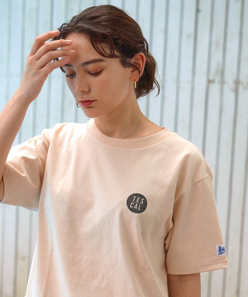 The Endless Summer（エンドレスサマー）の「TES TRAVEL TEE（Tシャツ/カットソー・メンズ・ベージュ/ホワイト/ピンク系その他4・LARGE/SMALL/X-LARGE/MEDIUM）」の11枚目の写真