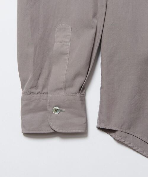 BEAUTY&YOUTH UNITED ARROWS(ビューティーアンドユースユナイテッドアローズ)の「BY TANGO バンドカラー ワイドフォルム テーパード シャツ(シャツ/ブラウス・メンズ・グレー/ライトブルー/ホワイト/ダークグリーン・M/S/L/XL)」の11枚目の写真