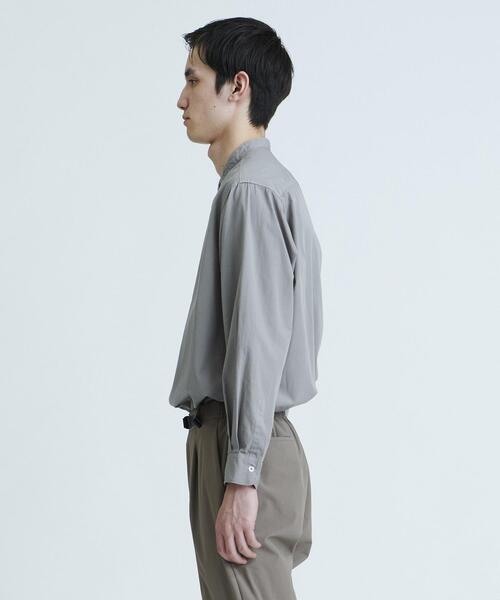 BEAUTY&YOUTH UNITED ARROWS(ビューティーアンドユースユナイテッドアローズ)の「BY TANGO バンドカラー ワイドフォルム テーパード シャツ(シャツ/ブラウス・メンズ・グレー/ライトブルー/ホワイト/ダークグリーン・M/S/L/XL)」の14枚目の写真