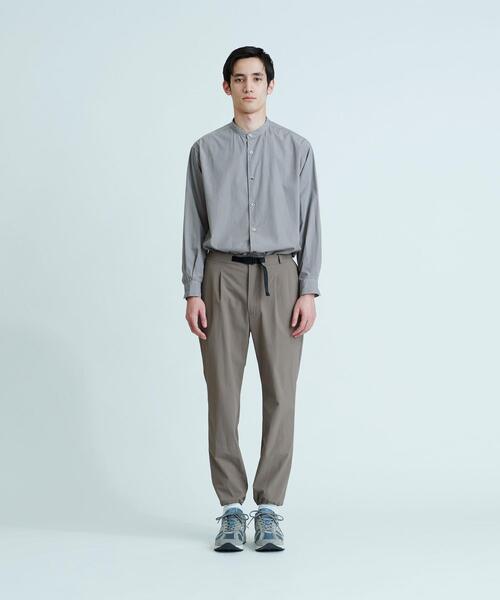 BEAUTY&YOUTH UNITED ARROWS(ビューティーアンドユースユナイテッドアローズ)の「BY TANGO バンドカラー ワイドフォルム テーパード シャツ(シャツ/ブラウス・メンズ・グレー/ライトブルー/ホワイト/ダークグリーン・M/S/L/XL)」の9枚目の写真