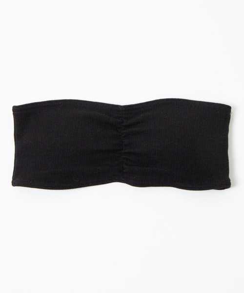 WEGO(ウィゴー)の「WEGO/リブカップインブラトップ(チューブトップ・レディース・ホワイト/ブラック/ライトピンク/ライム/オレンジ・SMALL/MEDIUM)」の4枚目の写真