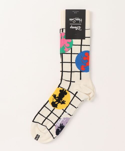 Happy Socks（ハッピーソックス）の「【HAPPY SOCKS】Disney × HappySocks（ソックス/靴下・レディース・その他1/その他2/その他3/その他4/その他5/その他6/オレンジ/ネイビー/ブラック系その他/オレンジ系その他/ブラック/サックスブルー/ホワイト・SMALL/MEDIUM）」の2枚目の写真
