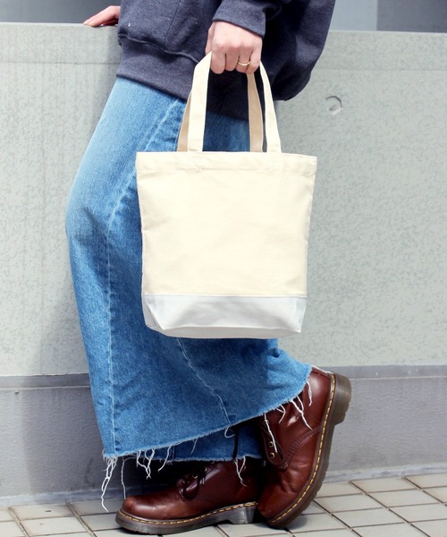 United Athle(ユナイテッドアスレ)の「【UNITED ATHLE】ユナイテッドアスレ ヘビーコットンキャンバストートバッグ Sサイズ 1460(トートバッグ・レディース・ブラック/ベージュ系1/ナチュラル/ネイビー/ベージュ系3/ベージュ系2/ライトグレー/ベージュ系4/レッド・S)」の5枚目の写真