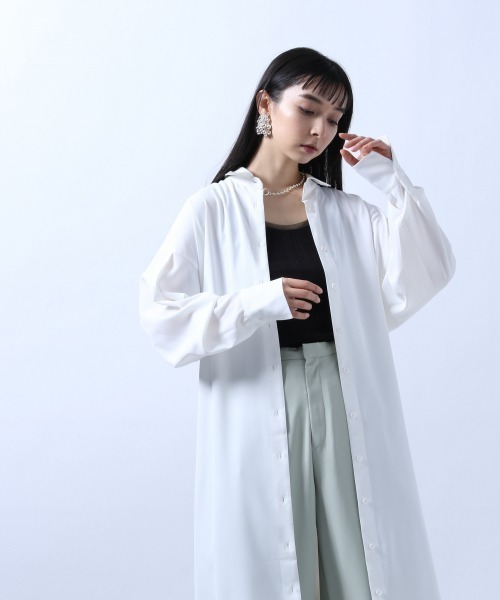 HARE(ハレ)の「2WAYバックプリーツワンピース(HARE)(ワンピース・レディース・ブラック/オフホワイト/ライトグリーン・FREE)」の15枚目の写真